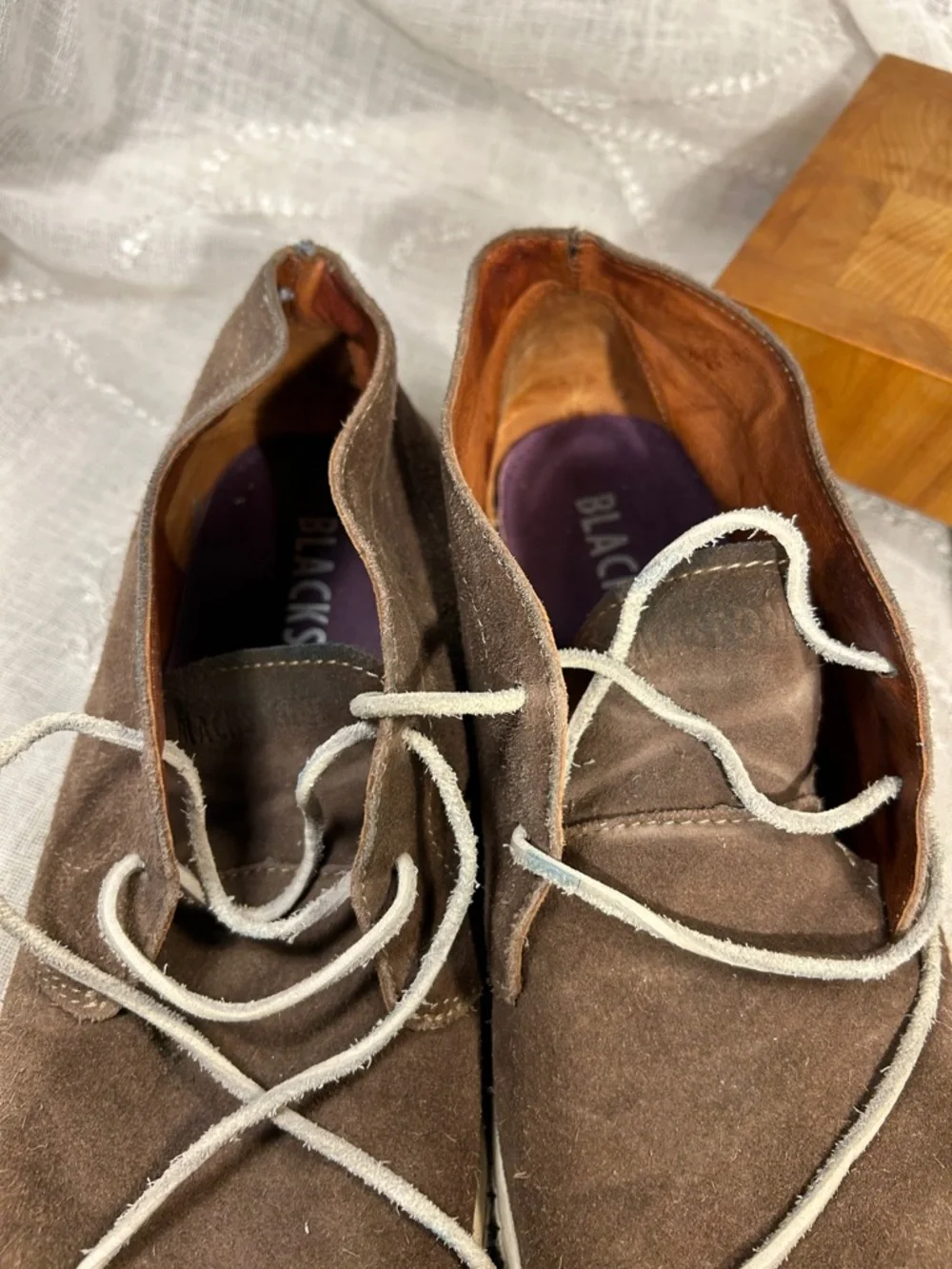 Blackstone leather chukka ankle boots